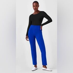Spanx Perfect Kick Flare Pant in Cerulean Blue
